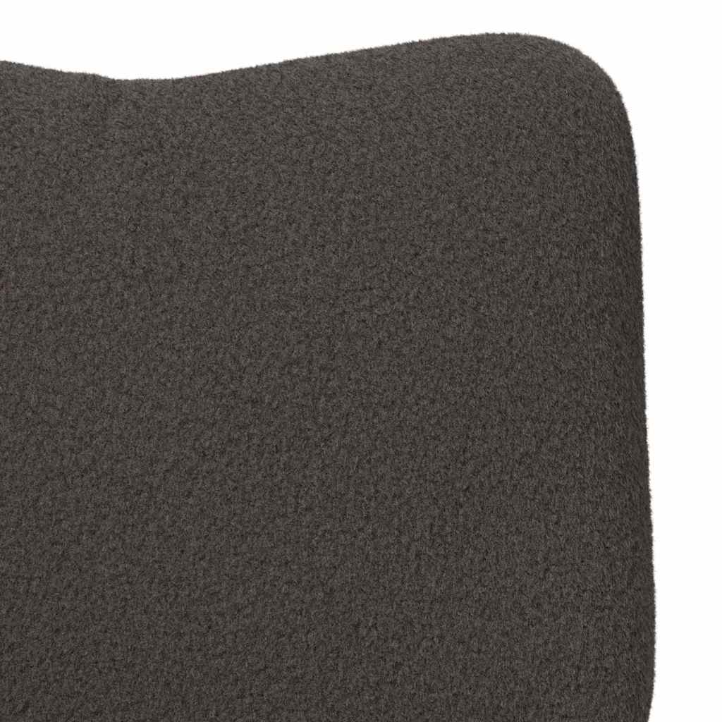 Armchair Dark Gray 63 x 67 x 94 cm Fabric and Plywood