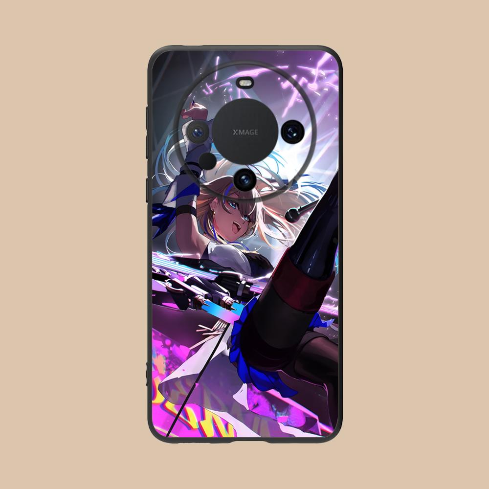 HSR Сервал Матовый ТПУ Чехол для Мобильного Телефона для Huawei Mate 60 50 40 30 20 10 Pro Plus Lite E 5G Цветной Печатный Чехол