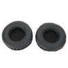75MM Headphone Universal Ear Cushions Replacement Headset Foam Ear Pads Covers Black