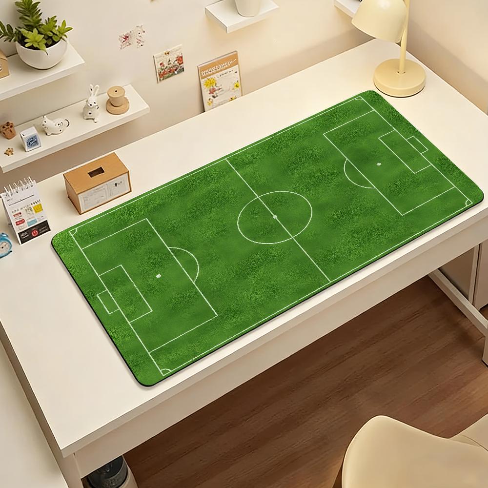 Коврик для мыши Футбольное поле Нескользящий Заблокированный край DeskMat Аксессуары для ПК Ноутбука Резиновый Офисный Клавиатура Большой Игровой XXL Ковер