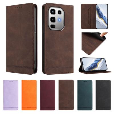 Чехол-книжка из роскошной кожи для телефона на Coque Infinix Note 50 40 Pro Plus 50X 50S 30 Pro 30i 30 VIP Магнитная обложка-кошелек Fundas