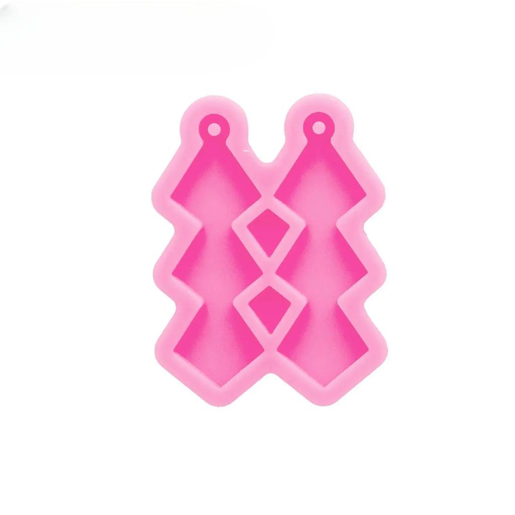 Глянцевые серьги в форме подковы/сердца/ножа кунай Силиконовые формы Изготовление поделок из эпоксидной смолы DIY Ручная работа Шармы Форма для смолы