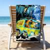 Ultra-Soft Beach Towel with Scooby-Doo Theme,Ideal for Pool - Camping, Diving - Perfect Travel Essential, Vibrant Beach Towel.