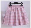 Летний костюм для девочек с клетчатой юбкой: Костюм-двойка в стиле колледжа JK для учеников начальной и средней школы
