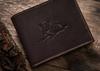 Large men's leather wallet - Always Wild