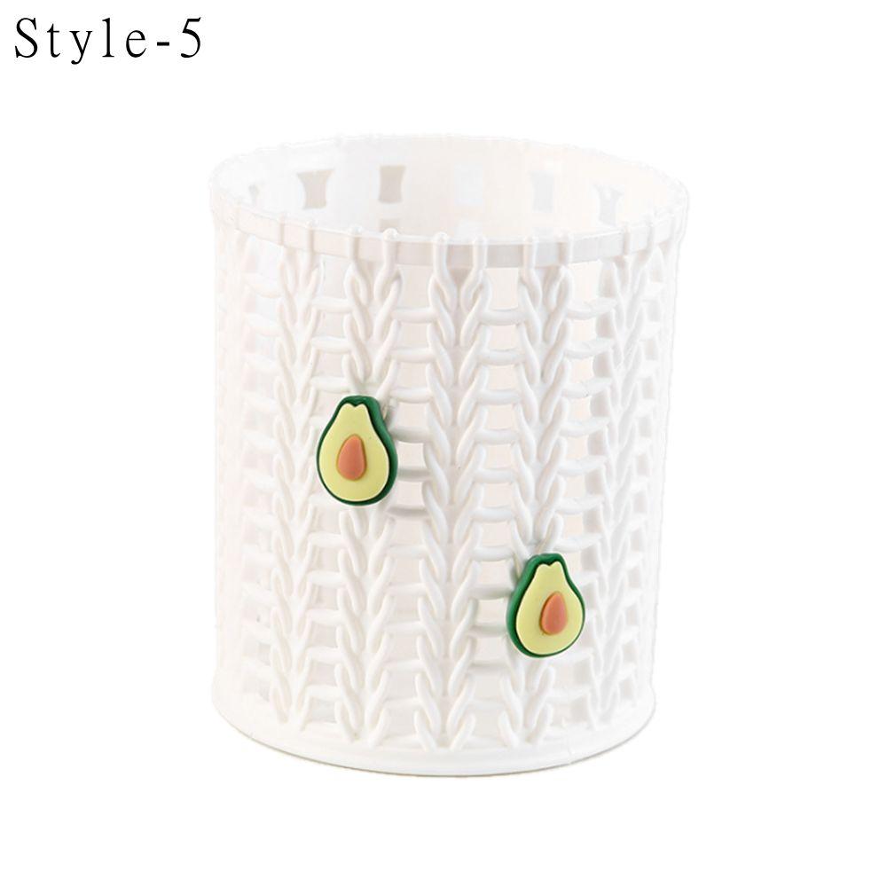 New Cartoon Student Stationery Desktop Organize Storage Tool Pen Holder Makeup Brush Storage