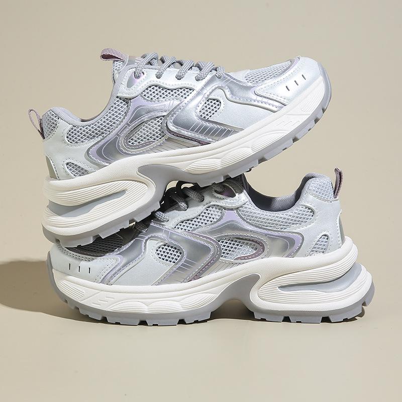 2024 осень новые кроссовки папы интернет-знаменитости такие же женские кроссовки на платформе прочные удобные дышащие кроссовки папы