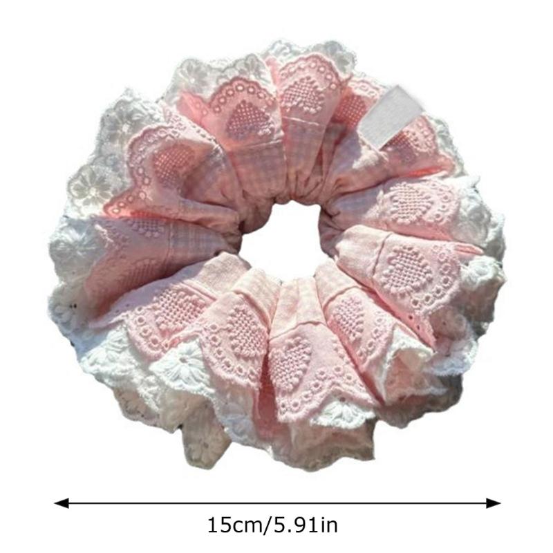 Резинка для волос Синяя Многослойная Веревка для волос Кружевная Резинка Принцесса во весь рост Многослойная Резинка Кружевная Резинка для волос