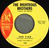 7-дюймовая пластинка RIGHTEOUS BROTHERS Ebb Tide I Love You For Sentime 130 Philles Records 1965 США Рок Б/у