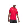 Portugal 2020 Season Home Fan Edition Polo Collar Short Sleeve Football Jersey Men Tops Red CD0704-687