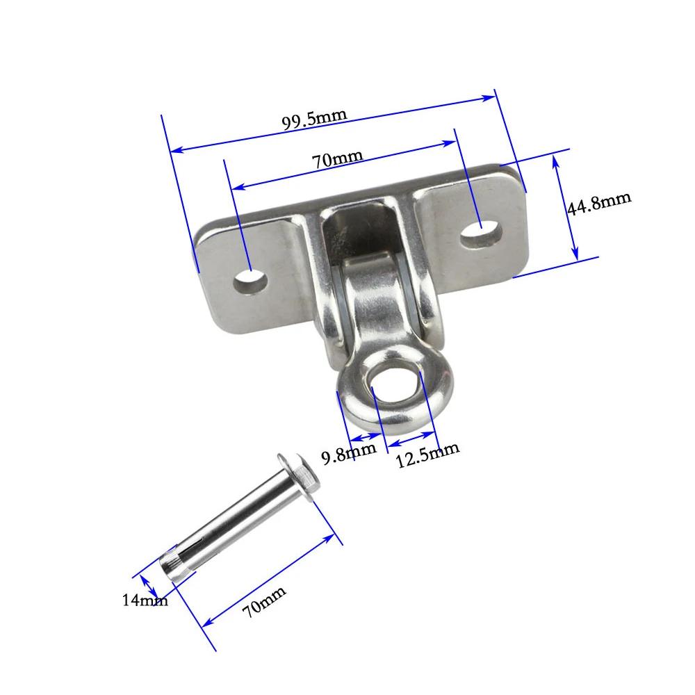 Heavy Duty Ceiling Hanger 850kg/650kg Capacity Stainless Steel Swing Hook Sandbag Various Screw Nut Buckle Hammock Mount Kit