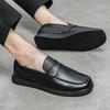 Men's Soft Soled Leather Shoes Comfortable Driving Slip On Loafer Leisure Business Activities Fashion Party Gentleman Shoes