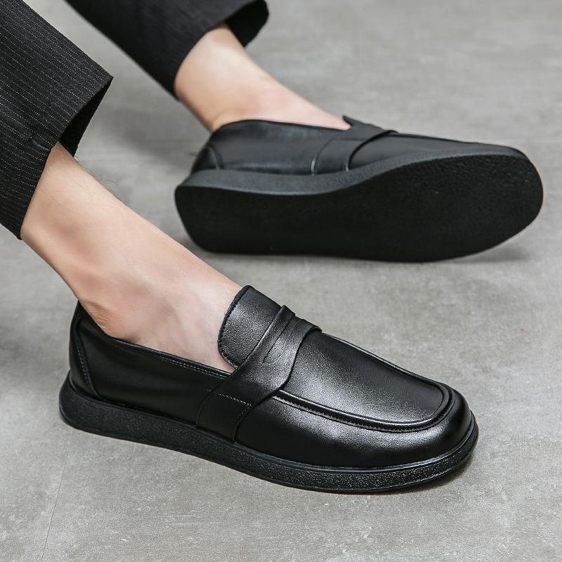 Men's Soft Soled Leather Shoes Comfortable Driving Slip On Loafer Leisure Business Activities Fashion Party Gentleman Shoes