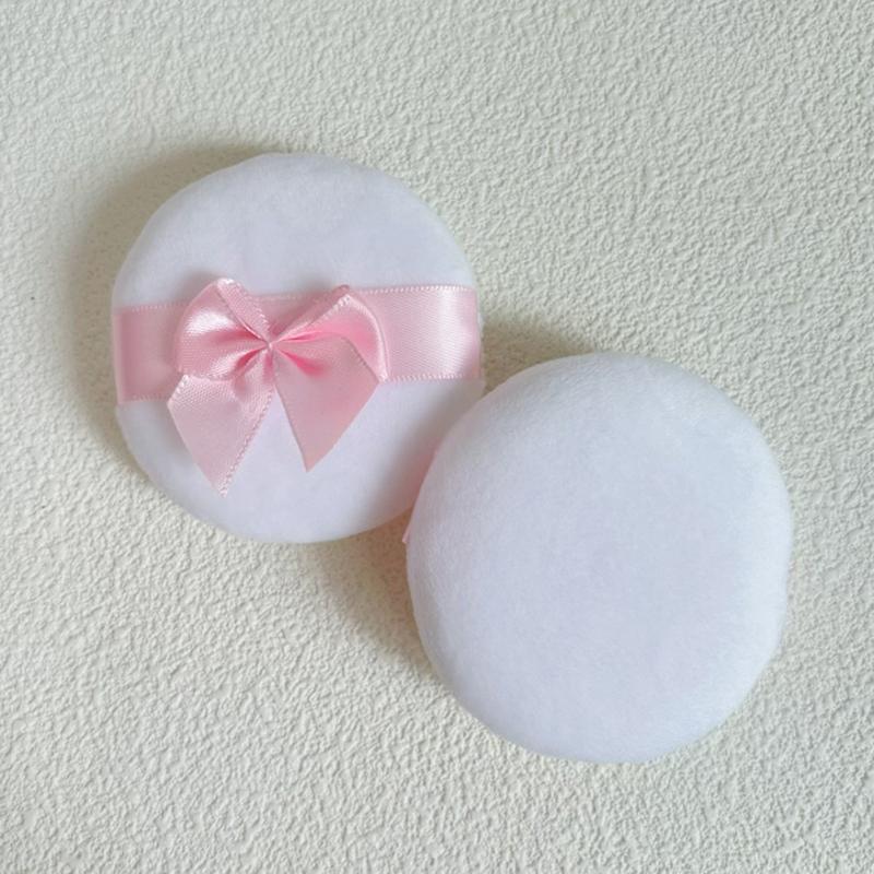 1Pcs Soft Bow Loose Powder Puff Cosmetic Blender Beauty Sponge Soft Powder Puffs Face Foundation Blender Makeup Beauty Tools