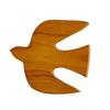Wood Swallow Wall Sculpture Wooden Bird Statue Plaque Hanging Ornament for Home Or Office Farmhouses Decoration Gift