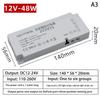 Светодиодный светильник для шкафа Блок питания 24/36/48/60/100/150 Вт Трансформатор 12 В 24 В Источник постоянного напряжения Адаптер для светодиодной ленты