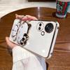 oppoK11X mobile phone case electroplated KT cat bracket makeup mirror K1Pro silicone soft case protective case K11