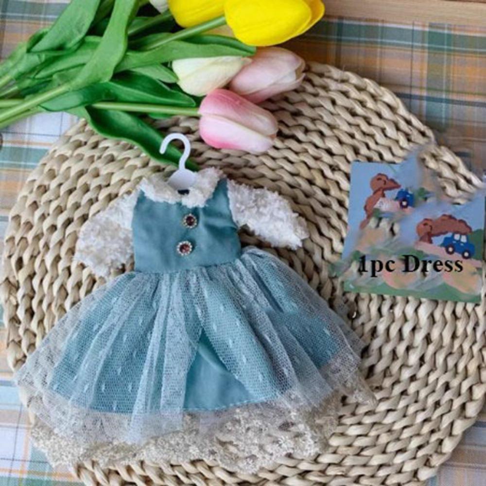 Casual Lace Dresses Clothes Fashion Doll Princess Dresses Doll Long Sleeve for 1/6 BJD 30cm Dolls
