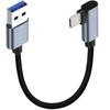 Кабель для зарядки и передачи данных USB C - USB A, 5 В, 2 А, кабель для зарядки, скорость передачи данных 5 Гбит/с, провод для компьютера, ноутбука, мобильного телефона