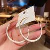Geometric Large Circle Hoop Earrings For Women Statement Gold Color Ear Ring Fashion Jewelry Accessories