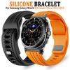 Спортивный силиконовый браслет для Samsung Galaxy Watch Ultra 2025 47 мм Мягкие ремешки для запястья для Galaxy Watch 8 Classic 46 мм 8 40 мм 44 мм