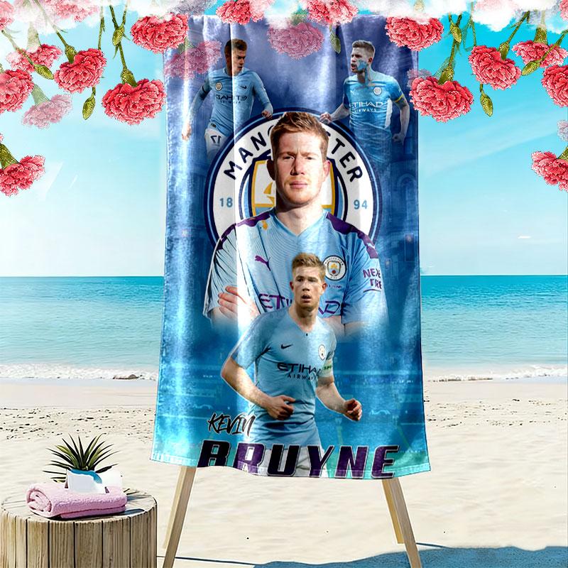 Kevin De Bruyne Beach Towel, Large Soft Quick Dry Towel for Beach Camping Swimming