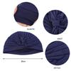 Indian Muslim Women Turban Jersey Hijab Bonnet Pleated Cap Hair Loss Hat Islamic Under Scarf Head Wrap Chemo Caps Beanies Cover