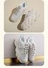 Spring and summer girls' dual net dad shoes, gym running shoes