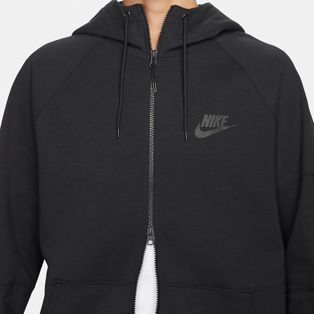 Nike Сплошной цветной принт с логотипом, ветрозащитная теплая куртка на молнии с капюшоном, мужские куртки черного цвета DR8911-010