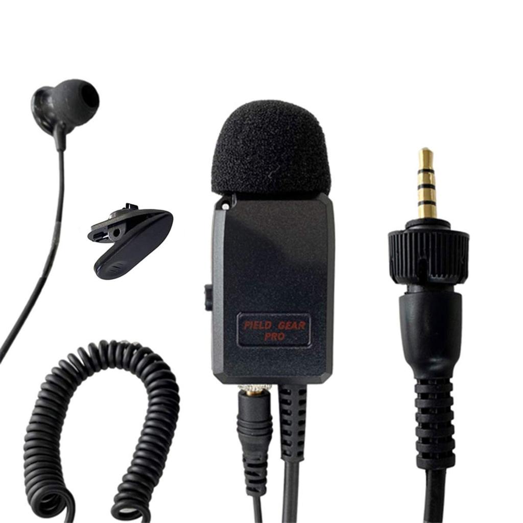 Kenwood Compatible Intercom Earphone Microphone for Demitos 1 Pin Digital Simple Wireless Compatible Business Site PRO Specification 2WAY Canal Type