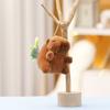 Capybara Toy Plush Keychain Stuffed Animal Doll Cartoon Gift Decoration Cute