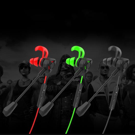 Игровые наушники с микрофоном, проводное управление, разъем 3,5 мм, наушники-вкладыши, наушники для киберспорта, игровые наушники для мобильного телефона