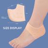 Silicone Gel Heel Pads for Crack Prevention and Foot Care