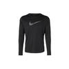 Dri-FIT UV Run Division Miler Large Logo Quick-Dry Breathable Long Sleeve Running Shirt Men Tops Black DD6000-010