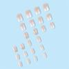 Square Head False Nail Wearable Manicure Nail Tips Detachable Press On Nails  Women