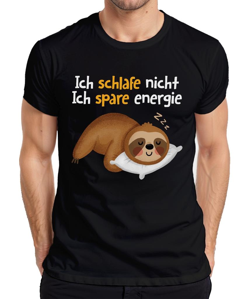Sloth Sleeping Slump Chill Mode Sleep Don't Save Energy Men's T-Shirt
