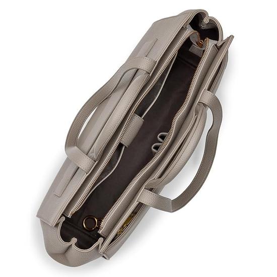 Сумка-тоут Miraggio Riana Structured Office для женщин, вмещает ноутбук до 14 дюймов, имеет задний карман для багажа и несколько карманов