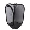 Outdoor Mesh Plant Enclosure Black Collapsible Mesh Cage for Plant Greenhouses Observation Rooms