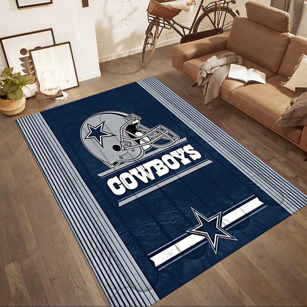 Dallas Floor Mat Suitable for Game Room Bedrooms Living Rooms Dining Room Anti-slip Rug Decorate Offices Luxury Gift for Birthday, Christmas, Wedding