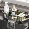 Detachable Partition Kitchen Sink Sponge Rack Moisture-proof Quick Dry Self-Draining Kitchen Sink Organizer