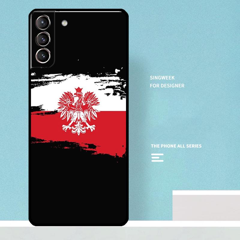Poland Flag Case For Samsung Galaxy S24 Ultra S21 S22 S23 Plus Note 10 Note 20 S8 S9 S10 S20 FE Coque