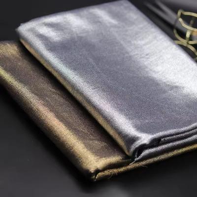 100x150см Глиттер Горячее тиснение Деним Стирка Водой Ткань для DIY Одежды Пальто Текстиль Утолщенная Бронзовая Золотая Дизайнерская Ткань