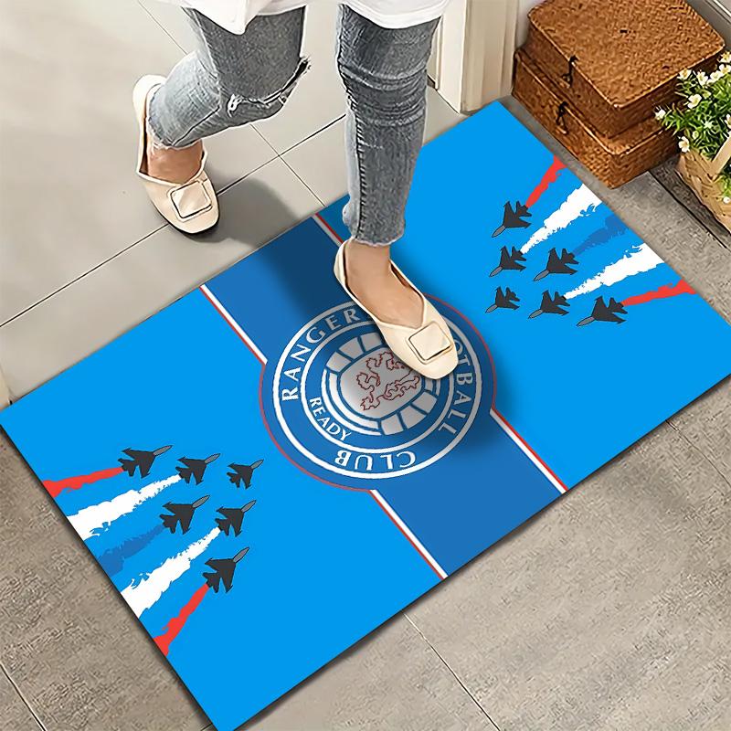 Rangers Fc Carpet Rug For Living Room Bedroom Home Sofa Decoration Kids Play Nonslip Floor Mat