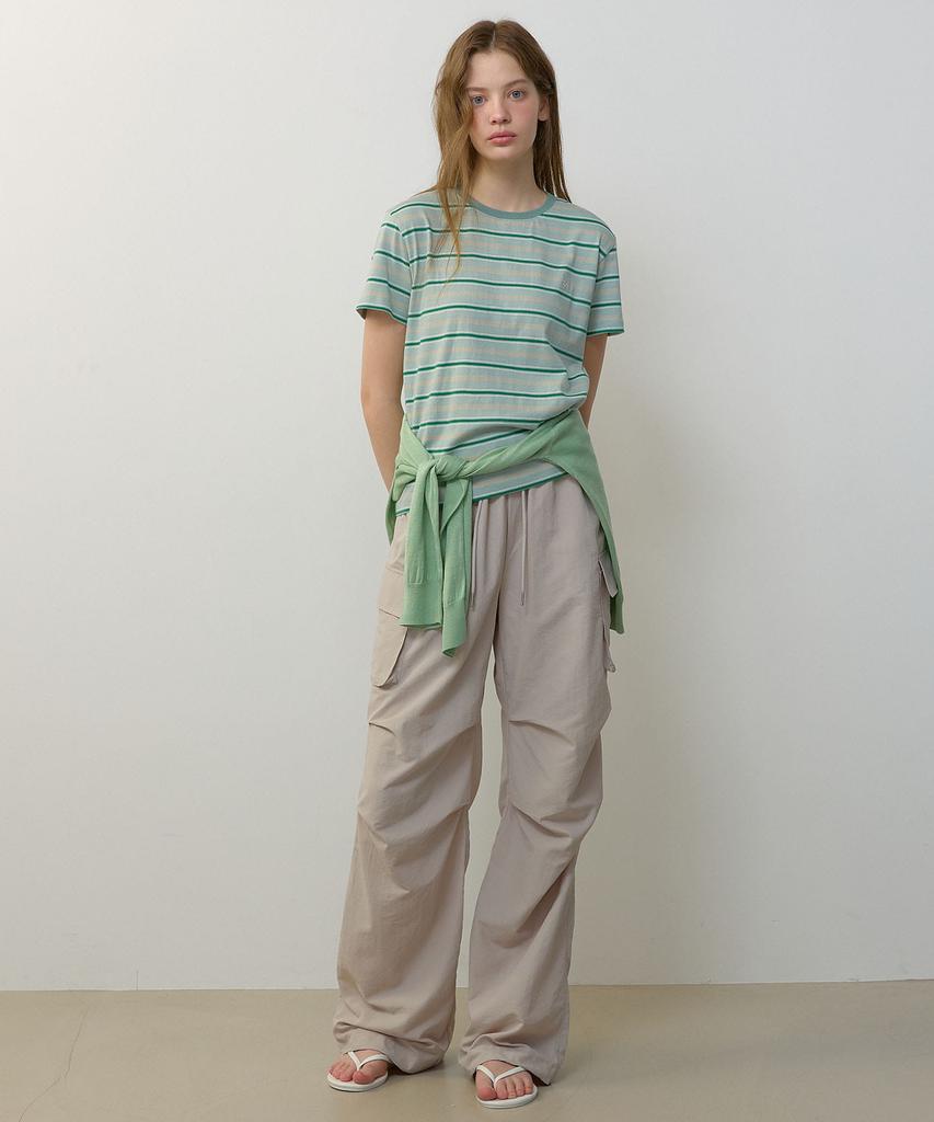 CITYBREEZE Multi-Stripe Short Sleeve T-Shirt_Mint