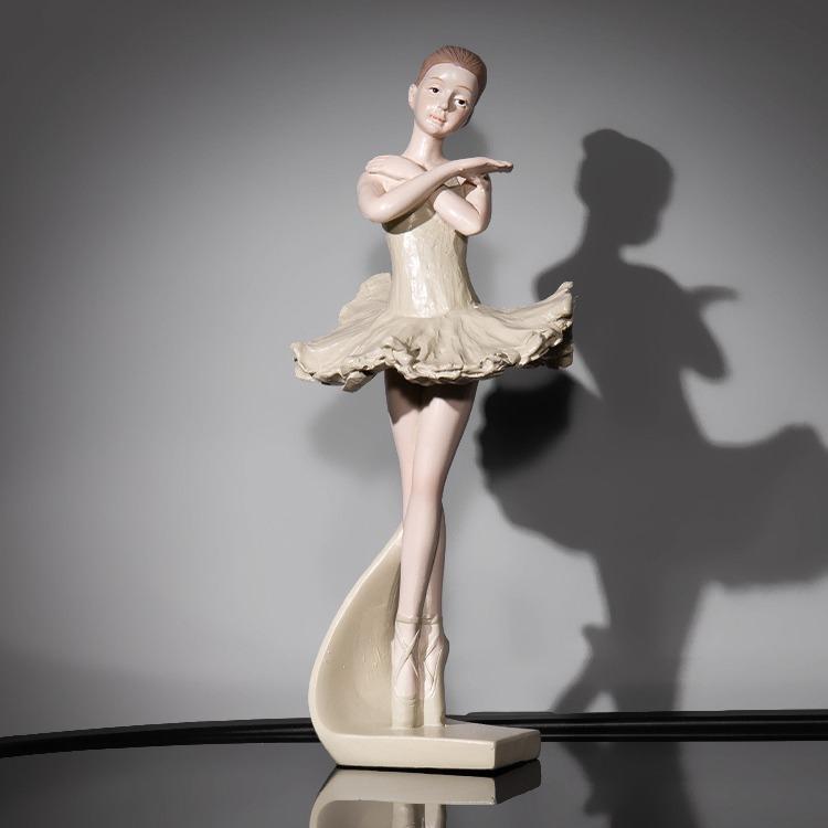 Nordic Creative Ballet Girl Decorations Ins Wind Dancer Model Room Princess Room Soft Decoration Home Decoration
