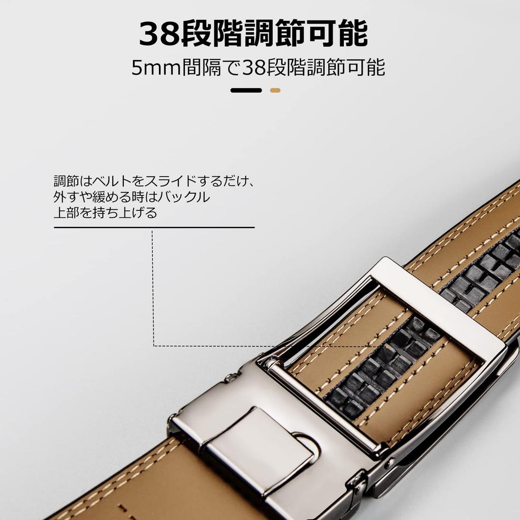 Ремень для Нет Большой Заменяемый 32 Уровня Костюм Подарок на День Рождения [GOLDLEMON] Мужчины, Джентльмены, Отверстия, Кожа, Размер, Тип Автозамок, Пряжка, Регулировка,