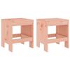 VidaXL Garden Stools 2 Pcs 40x36x45 Cm Solid Douglas Wood 825343