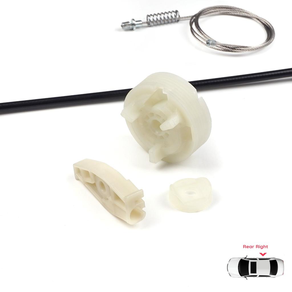 EWR913 Комплект для ремонта стеклоподъемника Задний правый для Peugeot 206 CC 2D T16 2000-2008 2-дверное купе кабриолет 922458