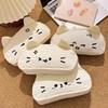 Funny Stationery Storage Bag Cartoon Kitty Stationer Bag Embroidered Cat Pencil Case  Student Use