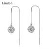 Lindon Copper Alloy Zircon Earrings Drop Earrings For Women Wedding Party Gifts